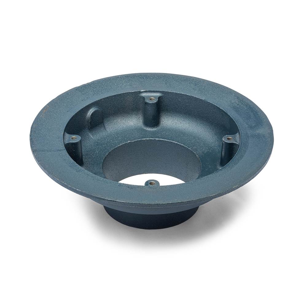 Zurn Industries Z100 15'' Diameter Cast Iron Roof Drain Body with 6'' No-Hub Outlet